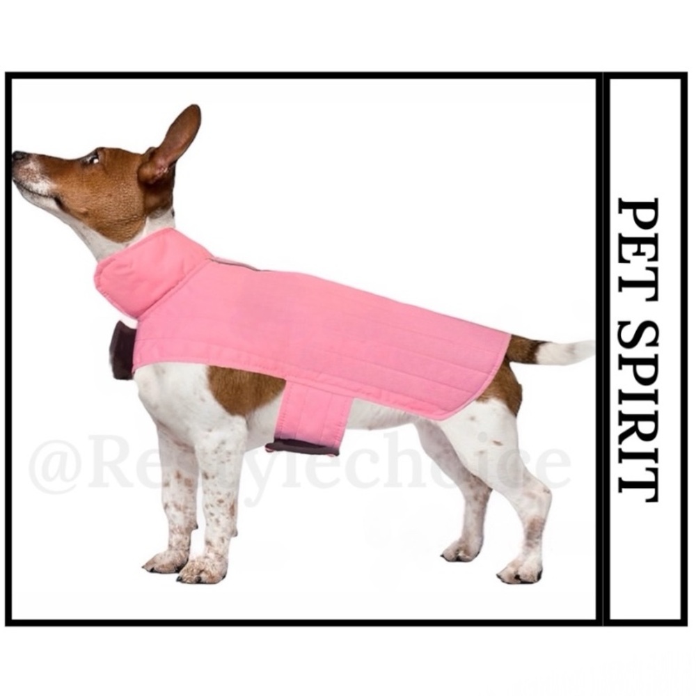 pet spirit Dog Coat girl Pink L